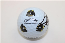 Colin Morikawa Signed Happy Gilmore 2 Gold Jacket Logo Golf Ball JSA ALOA