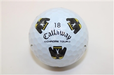 Colin Morikawa Signed Happy Gilmore 2 Gold Jacket Logo Golf Ball JSA ALOA