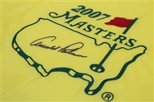 Arnold Palmer Signed 2007 Masters Embroidered Flag JSA Full #B86081