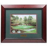 Augusta National GC Par 3, 12th Hole Print by Artist Charles Beck - Framed & Double Matted 