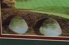 Augusta National GC Par 3, 12th Hole Print by Artist Charles Beck - Framed & Double Matted 