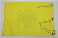 Arnold Palmer Signed Arnold Palmer Invitational Yellow Embroidered Flag JSA ALOA