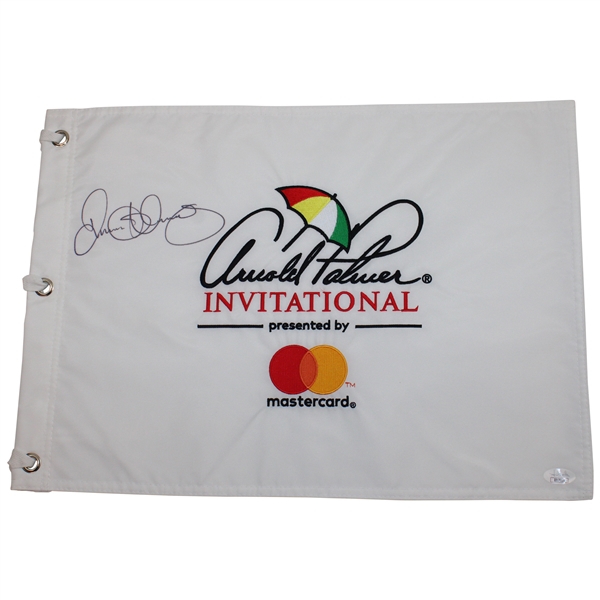 Rory McIlroy Signed Arnold Palmer Invitational White Embroidered Flag JSA #ZZ17015
