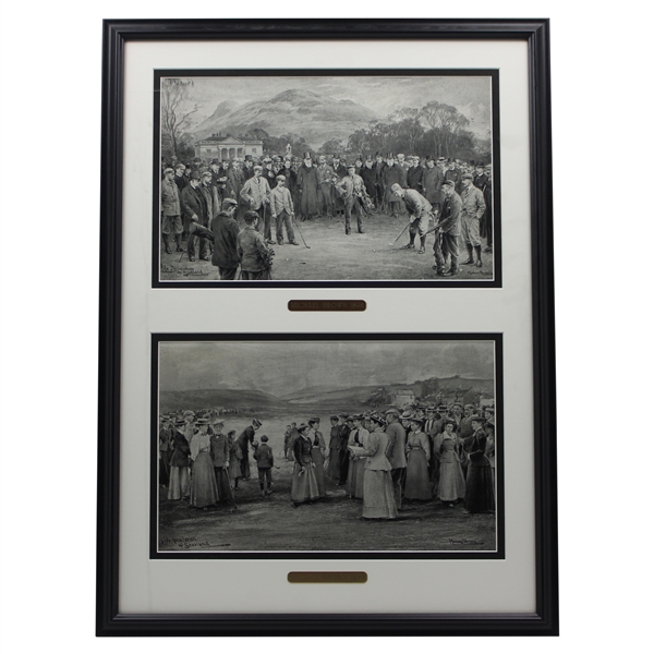 Two (2) Michael Brown Water Color Prints - Framed