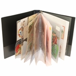 Golf Postcard & Valentine Card Album w/(37) Golf Valentine Cards, (7) Tennis Valentine Cards & (3) Misc. Sport Valentine Cards