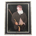Old Tom A3 Canvas Print Framed Ap No 7