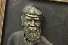 Old Tom Bronze Coated Plaque Ap No 7