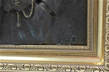 Old Tom Bronze Coated Plaque Ap No 7