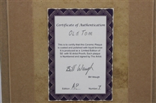 Old Tom Bronze Coated Plaque Ap No 7