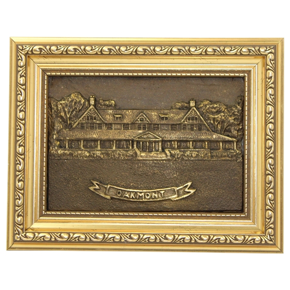 Oakmont Clubhouse Bronze Coated Plaque