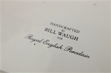 1999 Ryder Cup Brookline The Country Club Royal English Porcelain Playing Cards Holder Handcrafted By Artist Bill Waugh