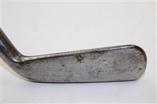 c.1890’s Willie Park Smooth Face Cleek w/ Shaft Stamp