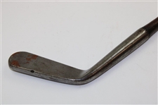 c.1890’s Willie Park Smooth Face Cleek w/ Shaft Stamp