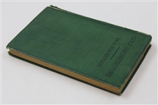 Alister Mackenzie Inscribed 1920 'Golf Architecture' First Ed Book With the Author's Compliments