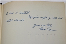 Chick Evans Signed 1954 ‘Golf For Boys And Girls’ Book JSA ALOA