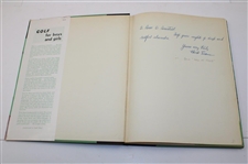 Chick Evans Signed 1954 ‘Golf For Boys And Girls’ Book JSA ALOA