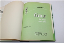 Chick Evans Signed 1954 ‘Golf For Boys And Girls’ Book JSA ALOA