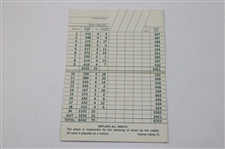 Two (2) Pine Valley Golf Club Official Scorecards - One w/Stymie