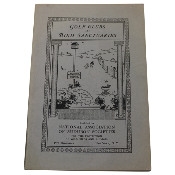 Bobby Jones 1926 Golf Clubs as Bird Sanctuaries Book - Scarcest Written Work (w/Grantland Rice)