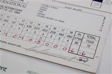 Geiberger, Lehman, Watson & (7) others Signed 1993 Memorial, 1994  Sprint Invitational, 1998 Tour Championship & 1993 Southwestern Colonial Official Scorecards