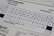 Geiberger, Lehman, Watson & (7) others Signed 1993 Memorial, 1994  Sprint Invitational, 1998 Tour Championship & 1993 Southwestern Colonial Official Scorecards