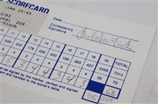 Geiberger, Lehman, Watson & (7) others Signed 1993 Memorial, 1994  Sprint Invitational, 1998 Tour Championship & 1993 Southwestern Colonial Official Scorecards
