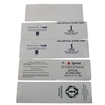 Geiberger, Lehman, Watson & (7) others Signed 1993 Memorial, 1994  Sprint Invitational, 1998 Tour Championship & 1993 Southwestern Colonial Official Scorecards