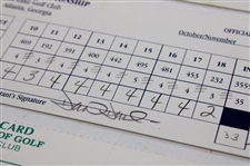 Duval, Furyk, Irwin & (7) others Signed 1994, 1998 & 1994 Memorial, Tour Champ. & World Series of Golf Official Scorecards 