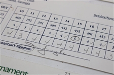 Duval, Furyk, Irwin & (7) others Signed 1994, 1998 & 1994 Memorial, Tour Champ. & World Series of Golf Official Scorecards 