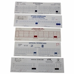 Sutton, Azinger, Price & (7) Others Signed Official Tournament Scorecards