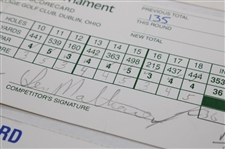 Crenshaw, Singh, Stadler & (5) others Signed 1998 Mastercard Colonial, 1998 Tour Championship, 1998 Memorial & 1993 World Series Of Golf Official Scorecards