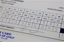 Crenshaw, Singh, Stadler & (5) others Signed 1998 Mastercard Colonial, 1998 Tour Championship, 1998 Memorial & 1993 World Series Of Golf Official Scorecards