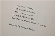 1968 'The Library Of Golf 1743-1966' Book Signed by Author Joseph Murdoch