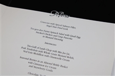 Hale Irwin's 1991 Ryder Cup at Kiawah Team Europe Signed Official Victory Dinner Menu JSA ALOA