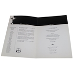 Hale Irwin's 1991 Ryder Cup at Kiawah Team USA Signed Official Victory Dinner Menu JSA ALOA