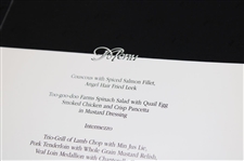Hale Irwin's 1991 Ryder Cup at Kiawah Team USA Signed Official Victory Dinner Menu JSA ALOA