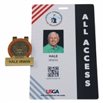 Hale Irwins 2025 U. S. Senior Open at Broadmoor Contestant Badge w/Access Badge