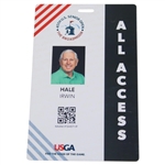 Hale Irwin's 2025 U. S. Senior Open at Broadmoor Contestant Badge w/Access Badge