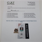 Hale Irwin's 2025 U. S. Senior Open at Broadmoor Contestant Badge w/Access Badge