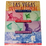 Tiger Woods Signed 1996 Las Vegas Inv. Poster w/Time-Period Signature - 1st Win! BAS #A86996