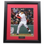 Mookie Betts Signed 11x14 Red Sox Photo Framed JSA ALOA