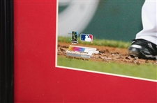 Mookie Betts Signed 11x14 Red Sox Photo Framed JSA ALOA