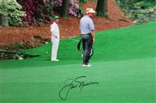 Jack & Arnie Signed Azalea 13th Hole 16x20 Photo JSA ALOA