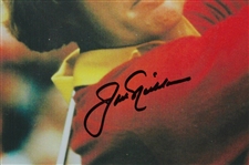 Jack Nicklaus Signed Post-Swing in Red Sweater 14x20 JSA ALOA