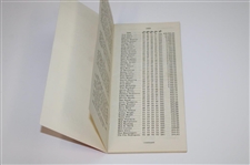 1970 Doral Eastern Open Record Book 1962-1969