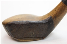 c.1895 Leather Face Wood with A.H. Scott Patent No. 21444 Shaft Stamp