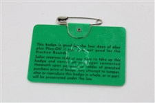 1968 Masters Tournament SERIES Badge #26599 - Bob Goalby Winner