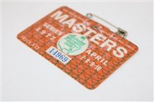 1977 Masters Tournament SERIES Badge #14969 - Tom Watson Winner