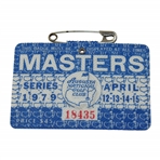 1979 Masters Tournament SERIES Badge #22956 - Fuzzy Zoeller Winner