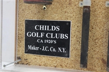c.1920's J.P. Co. NY Children's Golf Club Set with Bag